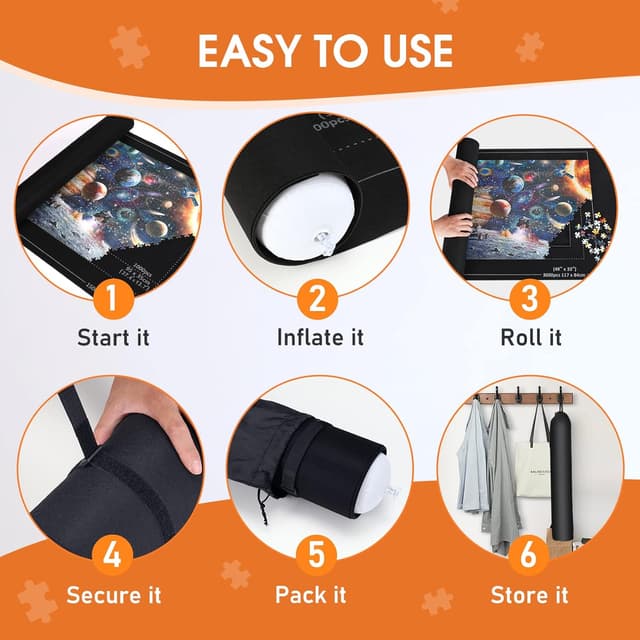 Thumbnail 2 de Puzzlematte Puzzlerolle 150×100 cm 🧩