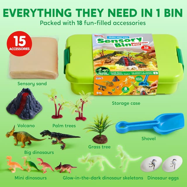 Thumbnail 2 de JOVA Klever Kits Sensory Bin Dinosaurs