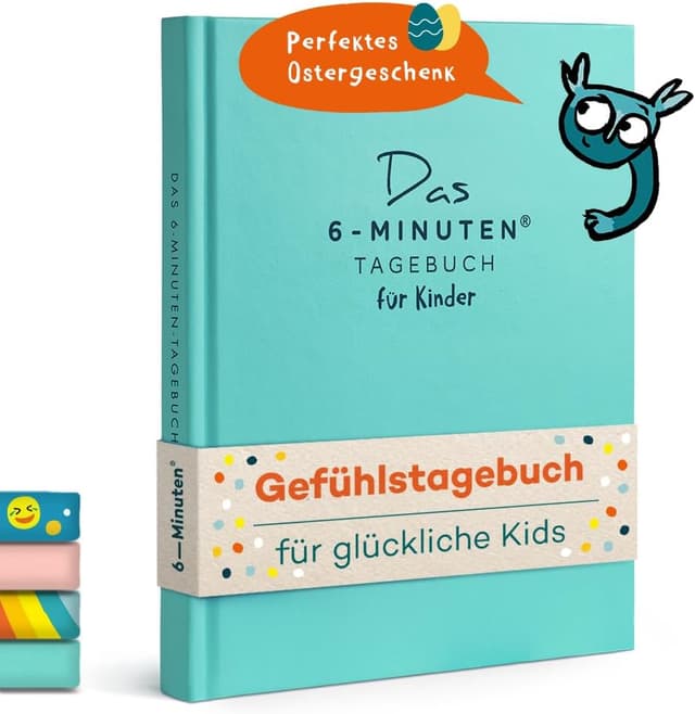 Thumbnail 6 de 6-Minuten Gefühlstagebuch Kinder 6–12 Jahre 📔