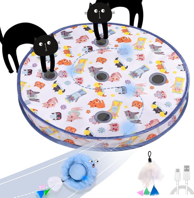 Detalle de GoldenSun Cat Toys 2-in-1 maze pouch toy