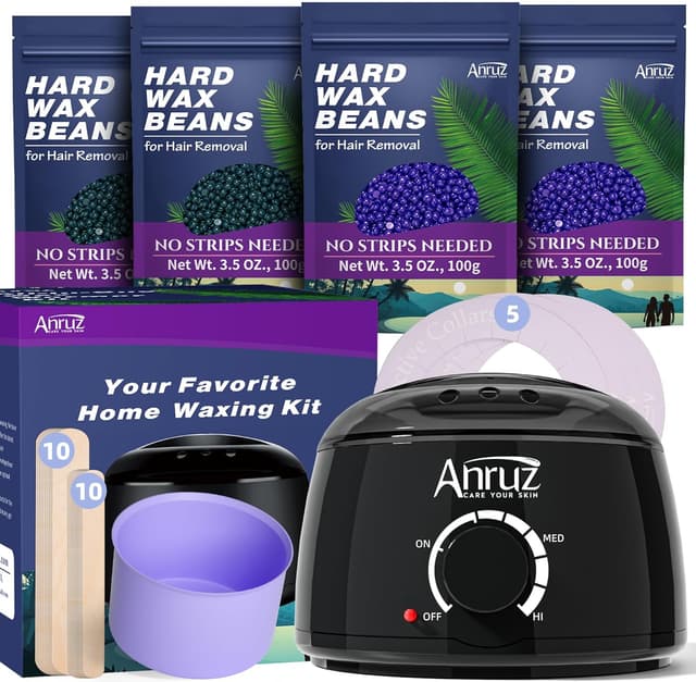 Detalle de ANRUZ Calentador de Cera Depilación 500 ml