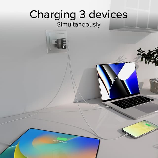 Thumbnail 6 de SBS Cargador USB-C 65 W con pantalla LCD