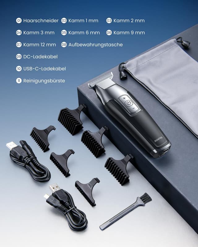 Thumbnail 6 de RENPHO Haarschneidemaschine Barttrimmer 270 Min 💈