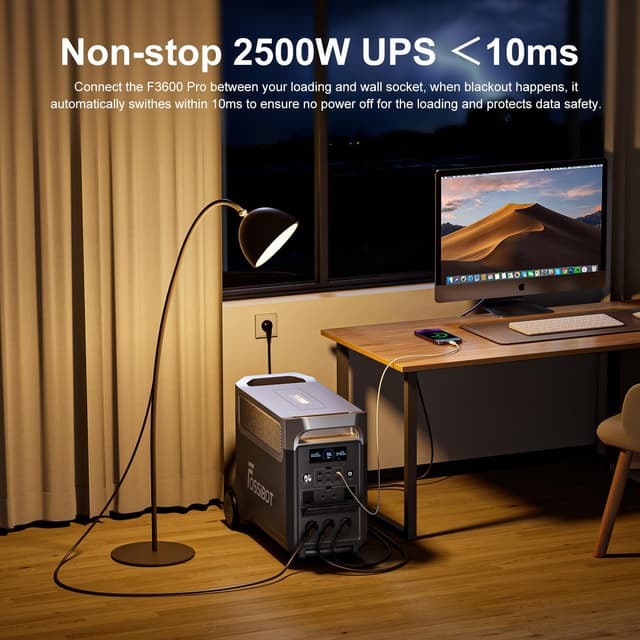 Detalle de FOSSiBOT F3600 Pro powerstation 3840 Wh