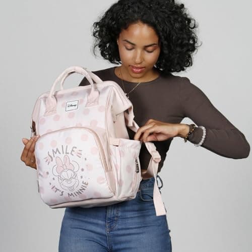 Thumbnail 6 de KARACTERMANIA Minnie Mouse Dear Mochila Mommy, salmón