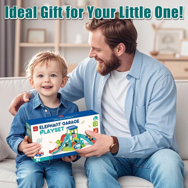 Thumbnail 6 de Lehoo Castle Elephant Cars toys for 1 year olds