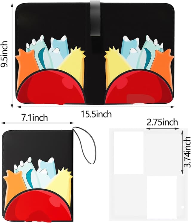 Detalle 2 de Qurzou Card Binder Holder 440 pockets, 55 sheets
