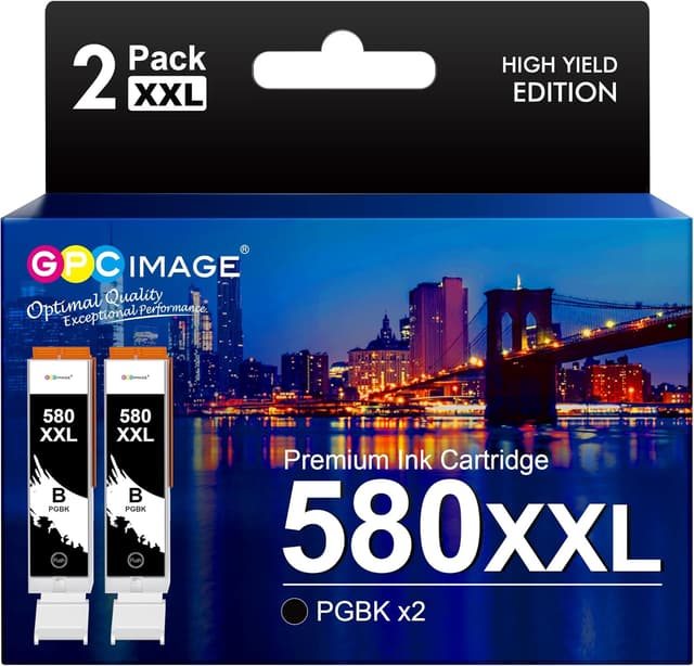 Detalle de GPC IMAGE 580XXL kompatible Canon Druckerpatrone 2er-Pack 🖨