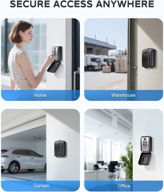 Thumbnail 4 de Mohard Key Safe 12-digit wall-mounted key box 🔐