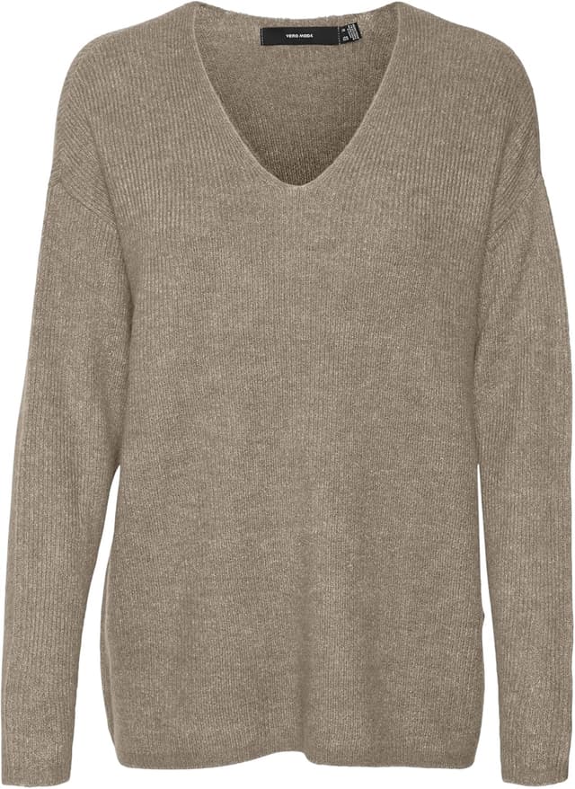 Thumbnail 6 de VERO MODA Pull en maille VMCREWLEFILE à col V et manches longues