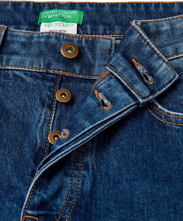 Detalle de United Colors of Benetton Pantaloni Uomo in denim stretch slim fit a 5 tasche