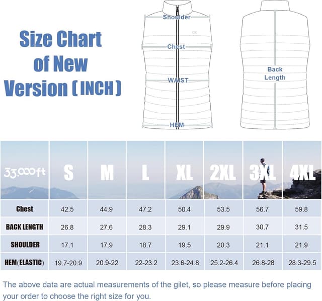 Thumbnail 6 de 33,000ft Men's Lightweight Gilet Packable