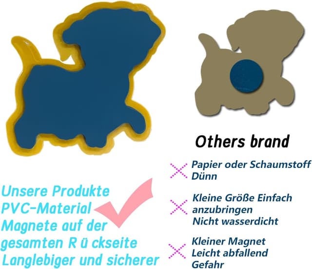 Detalle 2 de DUUMI Magnete Kinder: Kühlschrankmagnete mit Bauernhof-Tieren für Babys & Kleinkinder