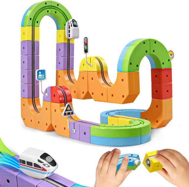 Detalle de Track Fusion Train Set 48-piece track