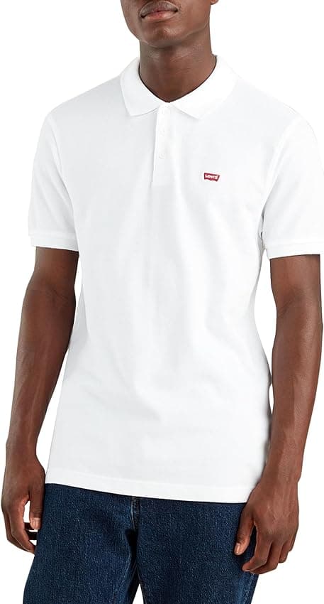 Thumbnail 1 de Levi's Housemark Polo Hombre, True White 🌟