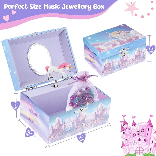 Thumbnail 6 de Musik Schmuckschatulle Einhorn 14,9 cm