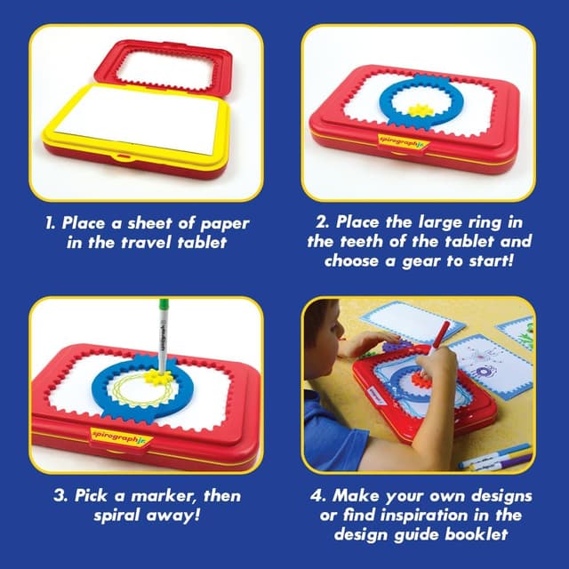 Thumbnail 5 de Spirograph Jr. Jumbo Gears Art Kit 3+ 🎨