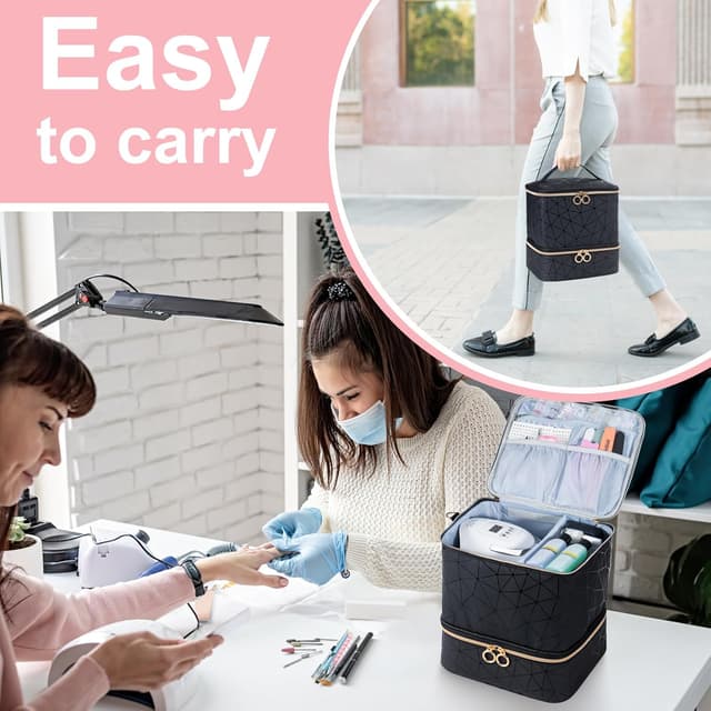 Thumbnail 4 de Uross Nail Polish Organizer Bag 30-bottle