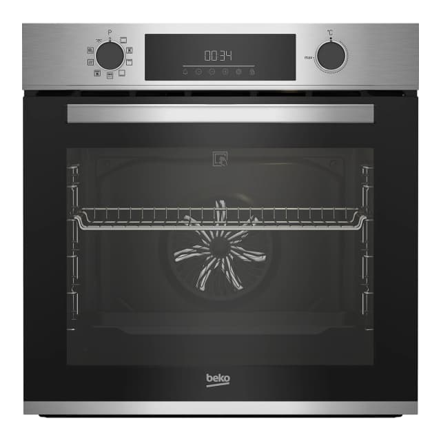 Detalle de Beko BBIE12300XMP horno multifunción pirolítico 71L