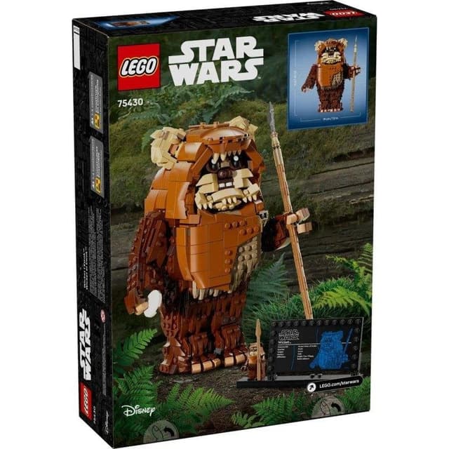 Detalle de LEGO Star Wars Wicket El Ewok 75430 — 1.010 piezas 🧩