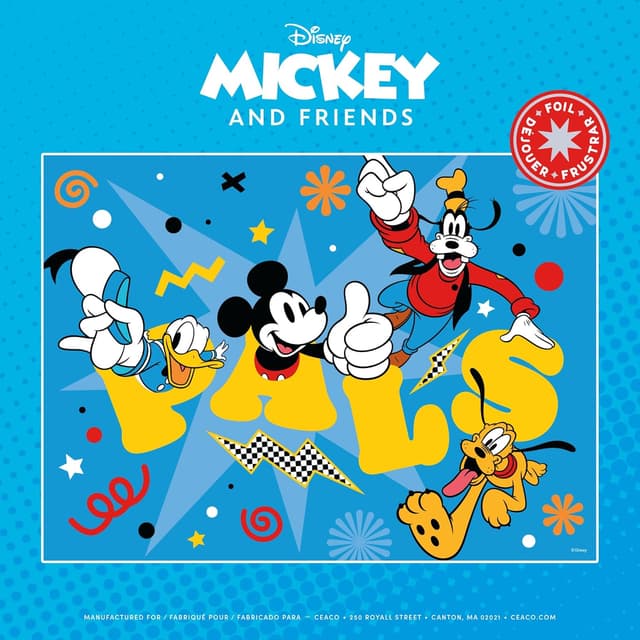 Thumbnail 6 de Ceaco Disney Mickey and Friends 100-Piece Foil Jigsaw Puzzle (Mickey and Pals) — 15" x 11