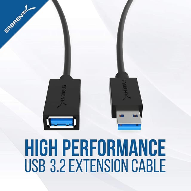 Detalle de SABRENT USB 3.2x1 Verlängerung 1,8 m