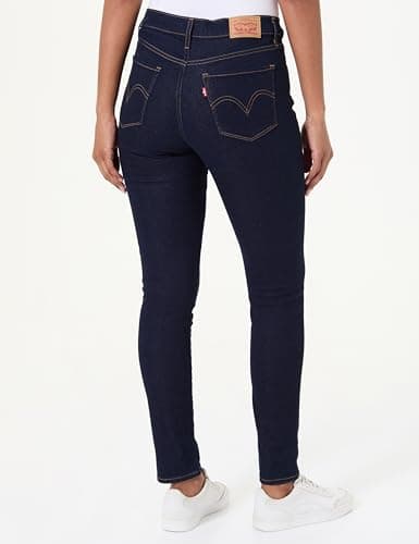 Detalle 2 de Levi's Mujer Classic Skinny Darkest Sky Lse (29W / 30L): vaquero entallado de tiro medio