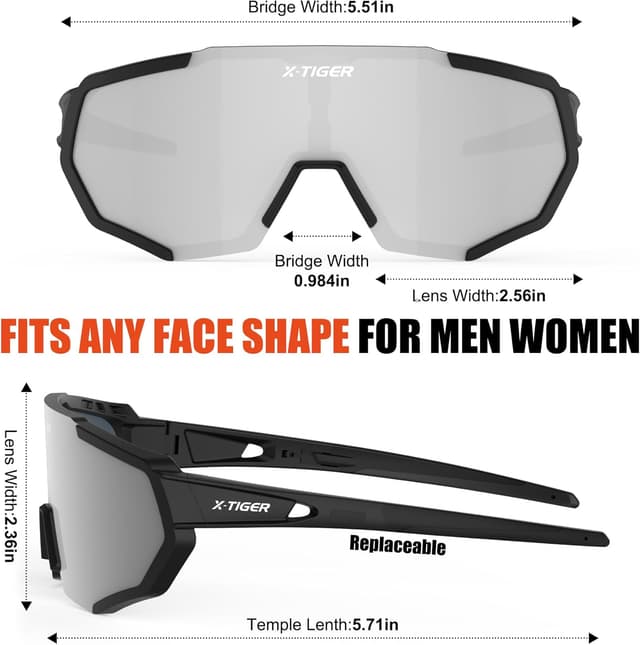 Thumbnail 6 de X-TIGER Sportbrille mit UV400