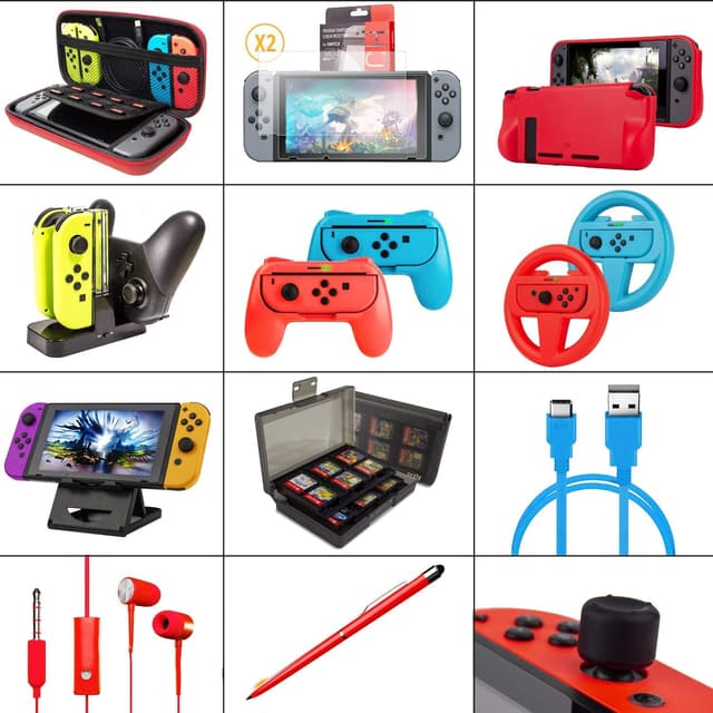 Detalle de Orzly Switch accessories bundle for Switch