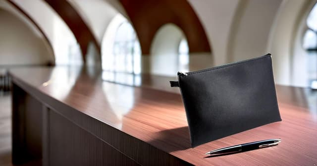 Detalle 2 de Alassio 42231 Bolsa para Billetes de Banco 🏦 Piel Negra