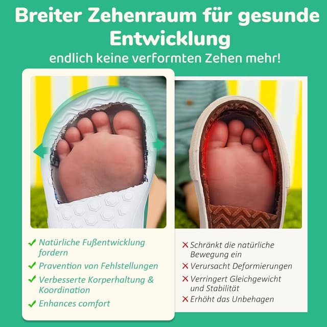 Detalle de IceUnicorn Barfußschuhe für Kinder, rutschfest