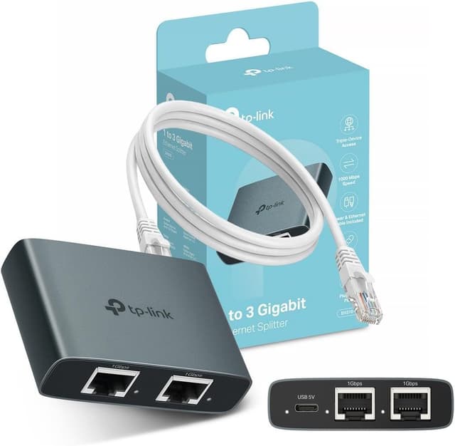Imagen de TP-Link EH310 Gigabit Ethernet splitter 1 to 3 en OfertitasTOP