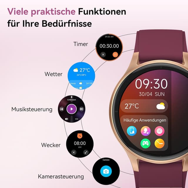 Thumbnail 6 de Amoled Ultra-Clear Smart Watch for Women
