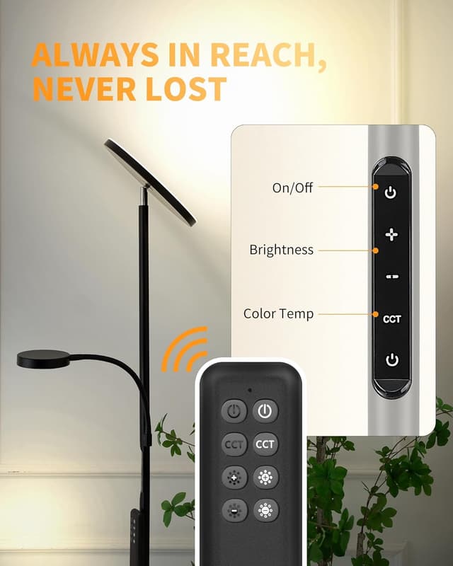 Thumbnail 6 de Lampada da terra LED 36W dimmer 350°