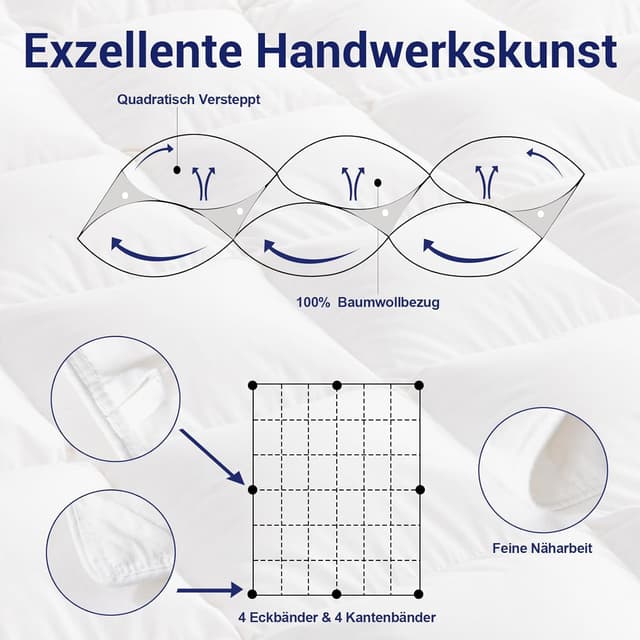 Thumbnail 5 de Uniency Daunendecke 135x200 Ganzjahres Warm