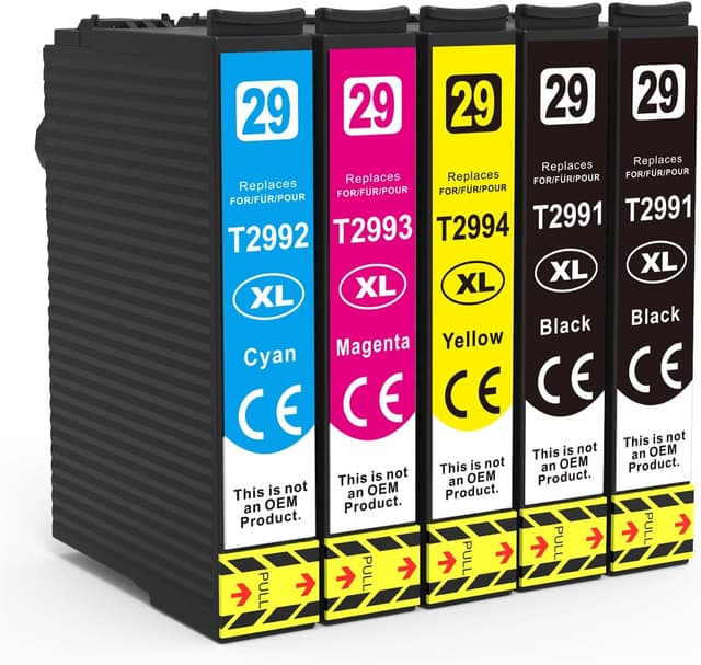 Detalle de 5 Pack 29XL Compatible Ink Cartridges 500‑page