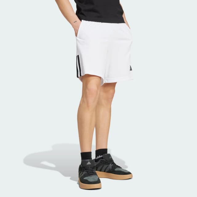 Detalle de Pantalón corto Adidas Sereno AEROREADY Cut con 3 bandas