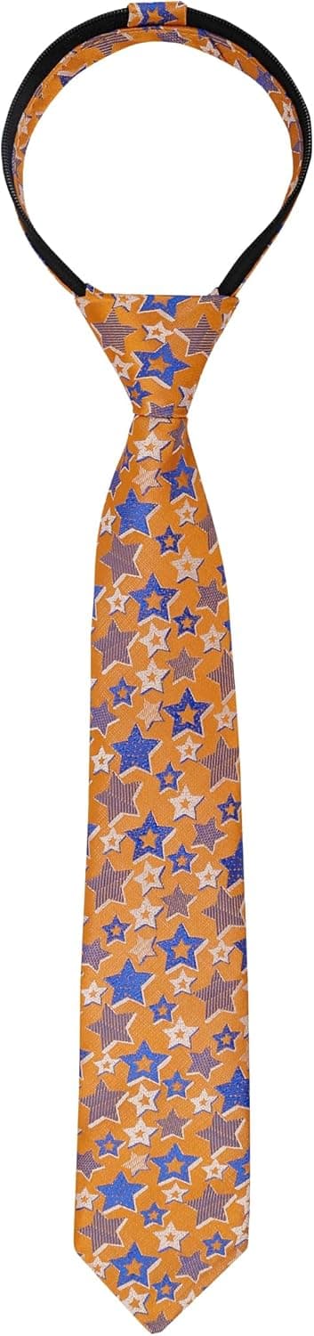 Thumbnail 6 de Alizeal Boys Zipper Novelty Tie – Pre-tied Skinny Kids Neck Tie for School, Prom & Party