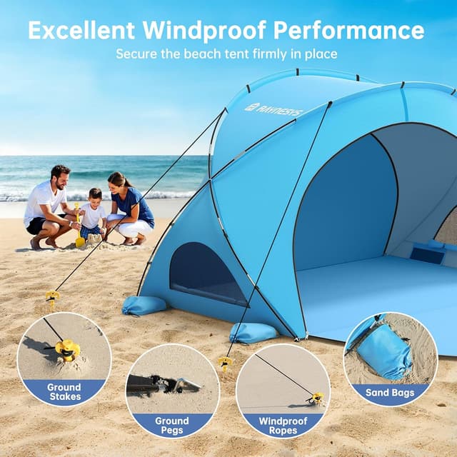Thumbnail 3 de Raynesys Beach Tent Sun Shelter, UPF50+