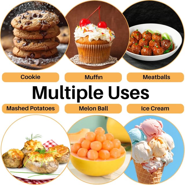 Thumbnail 5 de JUNADAEL J Cookie Scoop Set 3 Sizes