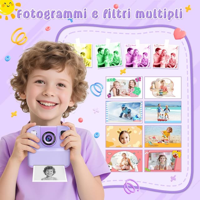 Detalle de Yidoroye Fotocamera bambini 2.4" HD