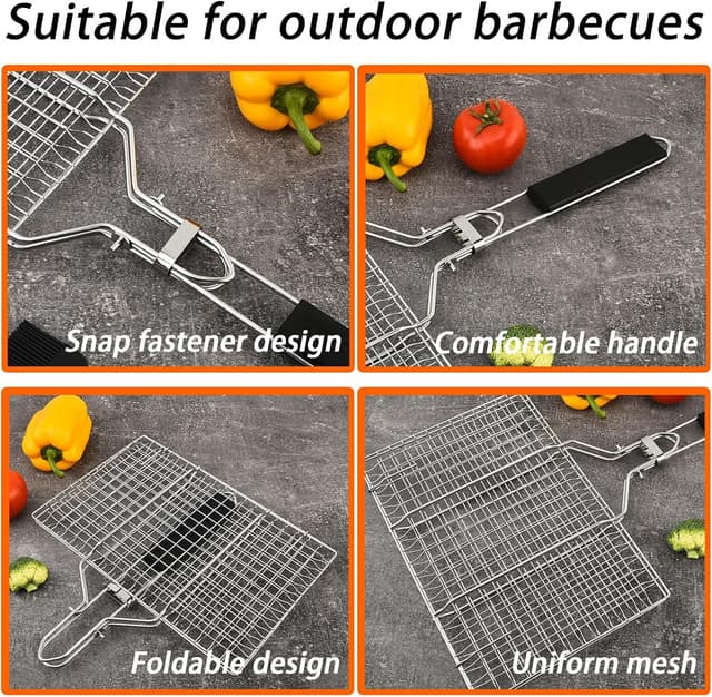 Thumbnail 4 de BUCOMTU Cesta para Asar Pescado 55x32 cm 🍖