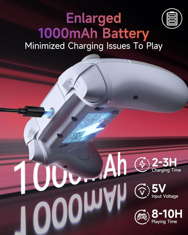 Thumbnail 5 de EasySMX X20 Wireless Controller Bluetooth 2-in-1