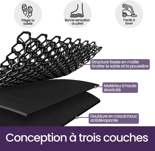 Thumbnail 3 de DEXI Paillasson 80 x 120 cm đ