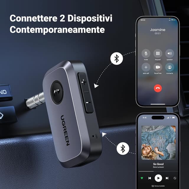 Thumbnail 4 de UGREEN Ricevitore Bluetooth 6.0 15 ore