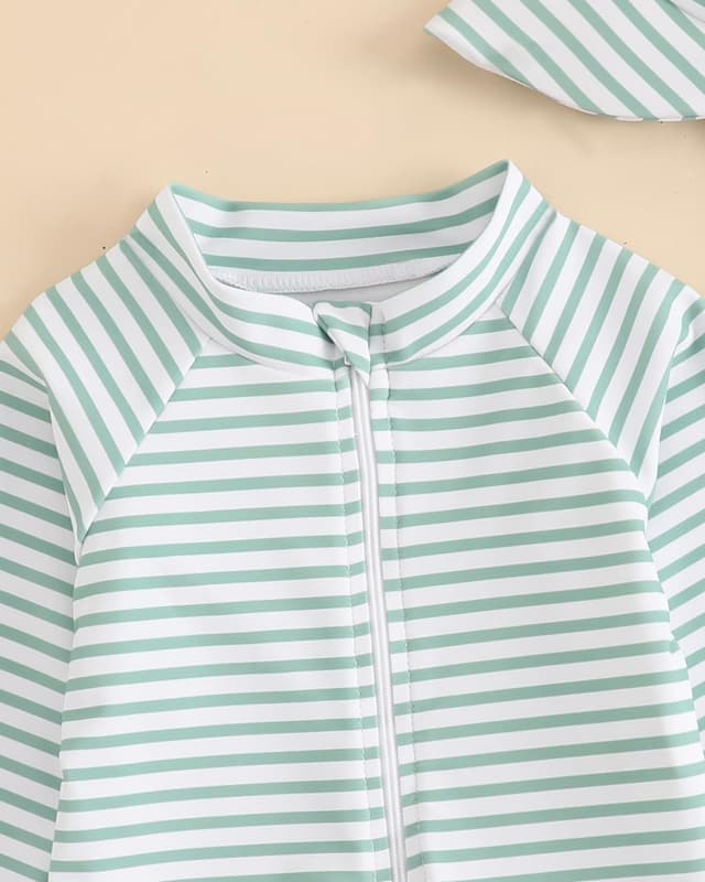 Thumbnail 6 de UV Kleidung Baby Badeanzug mit Hut (Gr. 62–98) – Langarm UV-Schutzkleidung für Schwimmen