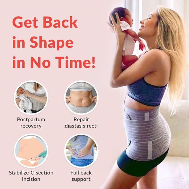 Detalle 2 de Mamaway SSnugFit Postpartum Belly Band 52% Nylon