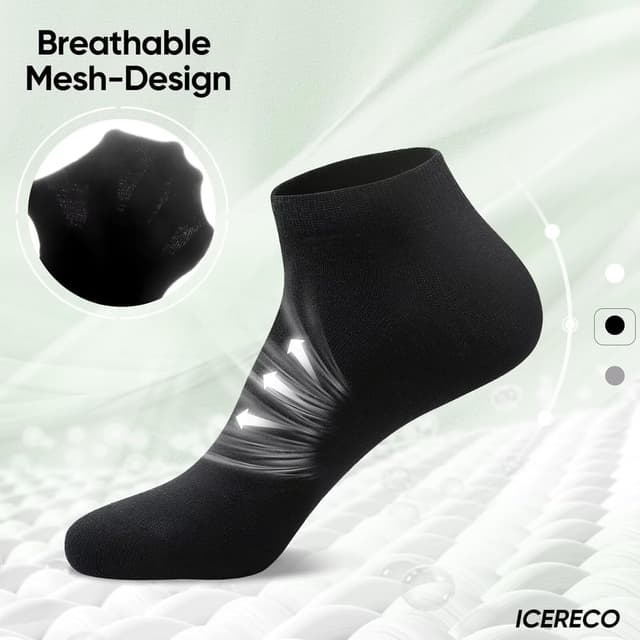 Detalle de Calze sportive IceReco 6 paia cotone