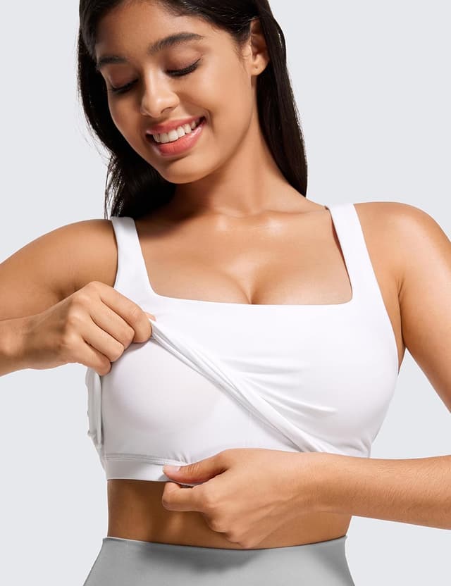 Detalle 2 de CRZ YOGA Butterluxe reggiseno sportivo imbottito con cuscinetti rimovibili e copertura integrata