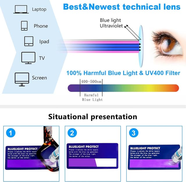 Thumbnail 6 de MMOWW 3-Pack Oversized Reading Glasses +3.5